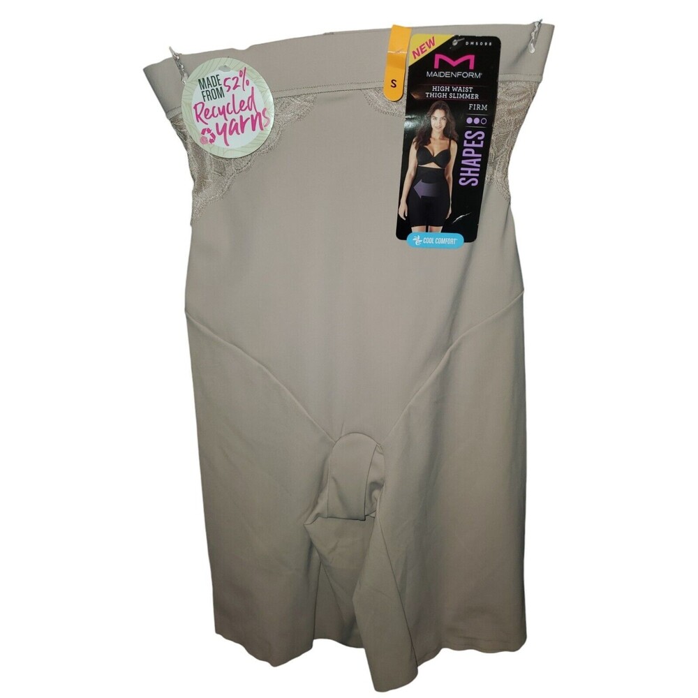 Maidenform DMS098 Eco Lace High Waisted Thigh 360 Shaping Slimmer Size Small